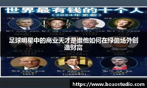 足球明星中的商业天才是谁他如何在绿茵场外创造财富